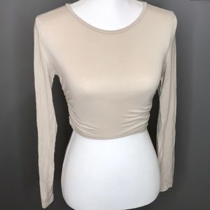 Light tan Crop top